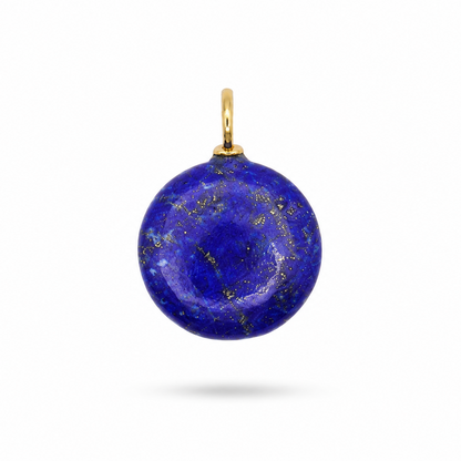 Dije de Lapislazuli con Incrustado de Topacio