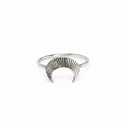 Anillo Luna Bohemia Plata 925
