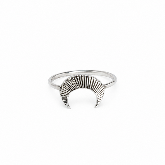 Anillo de Luna Bohemia en Plata 925