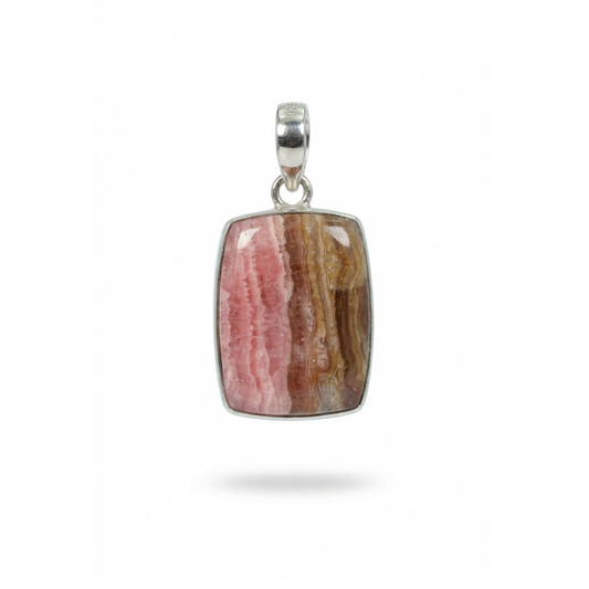 Collar de Piedra Natural Rodocrosita