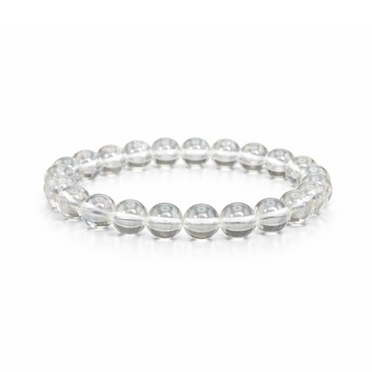 Pulsera Piedra Natural Cuarzo Cristal