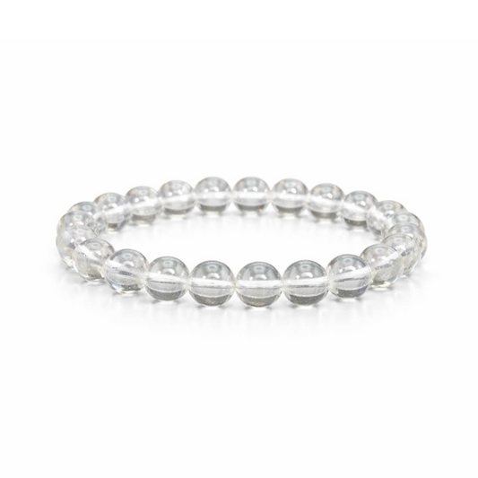Pulsera Piedra Natural Cuarzo Cristal