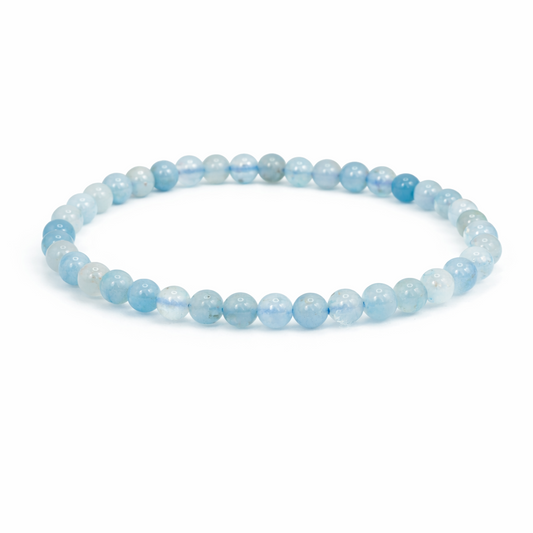 Pulsera Piedra Natural Aguamarina