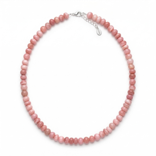 Choker de Opalo Rosa