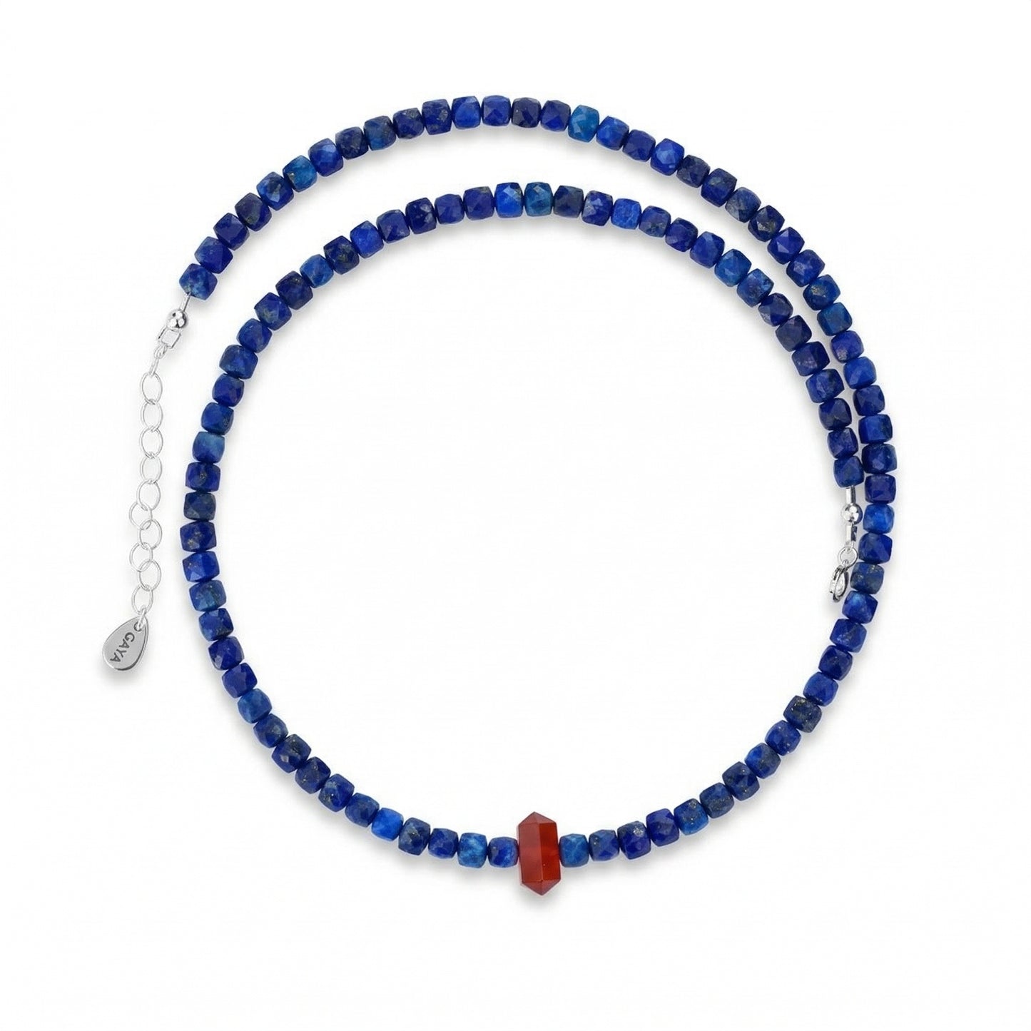 Choker de Lapislázuli y Cornalina
