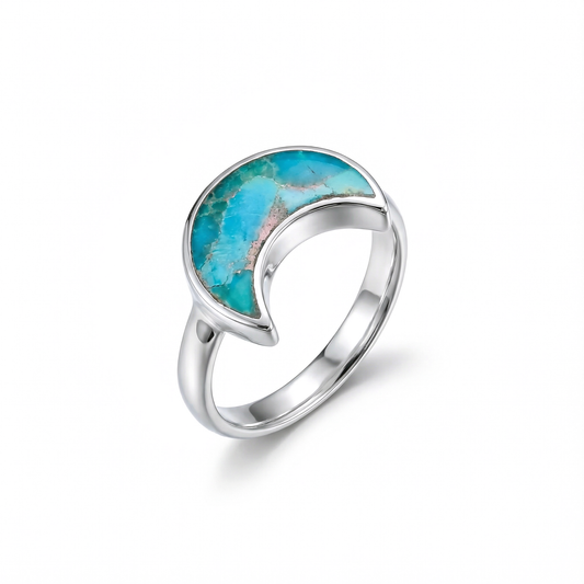 Anillo Luna Turquesa