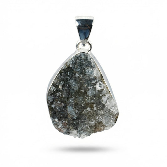 Collar de Piedra Natural Amatista en Bruto
