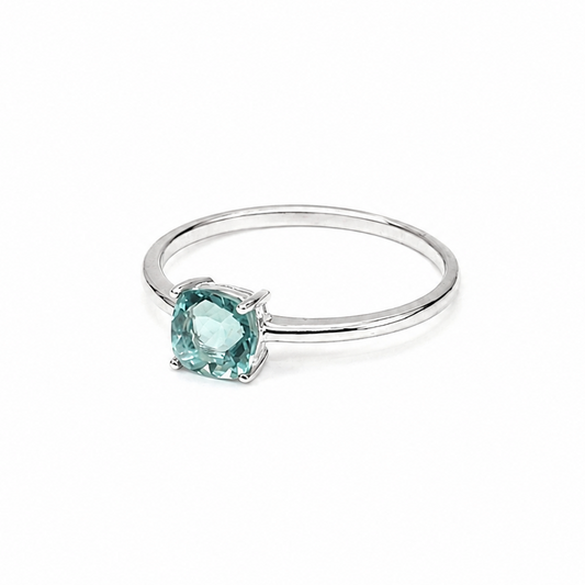 Anillo Fluorita Facetado de Bélgica