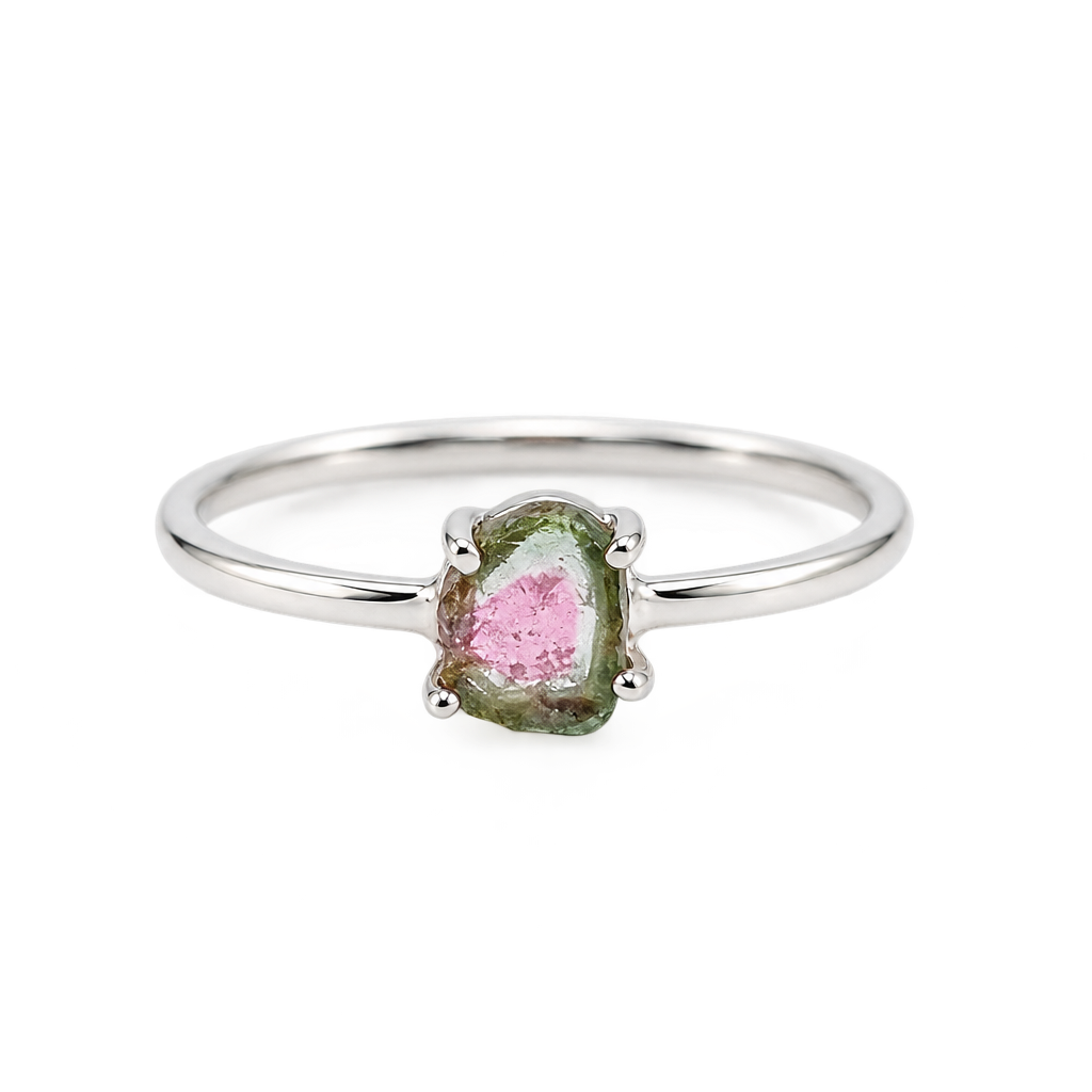 Anillo de Turmalina Sandía