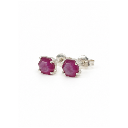 Aretes Estalactita de Rubí Natural