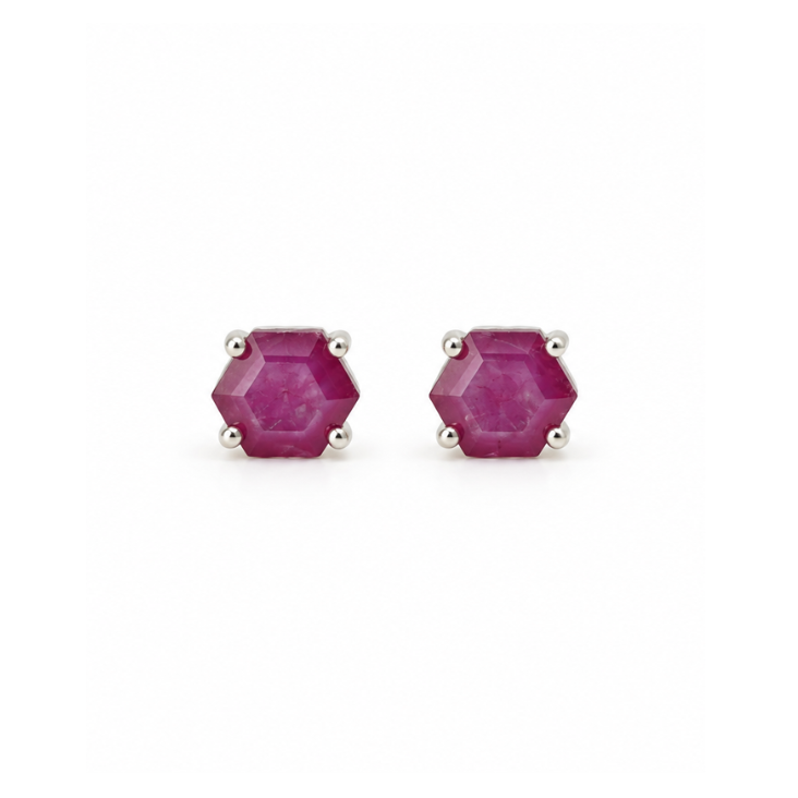 Aretes Estalactita de Rubí Natural