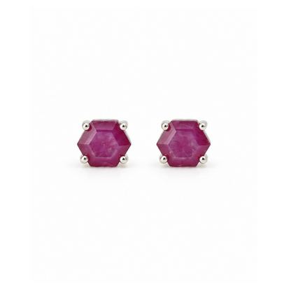 Aretes Estalactita de Rubí Natural