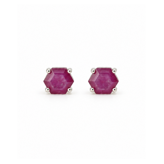 Aretes Estalactita de Rubí Natural