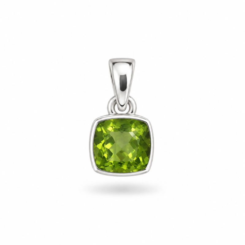 Collar de Peridoto Facetado