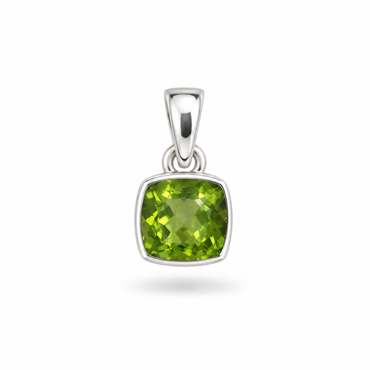 Collar de Peridoto Facetado