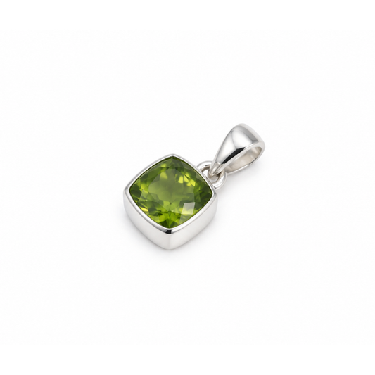 Collar de Peridoto Facetado