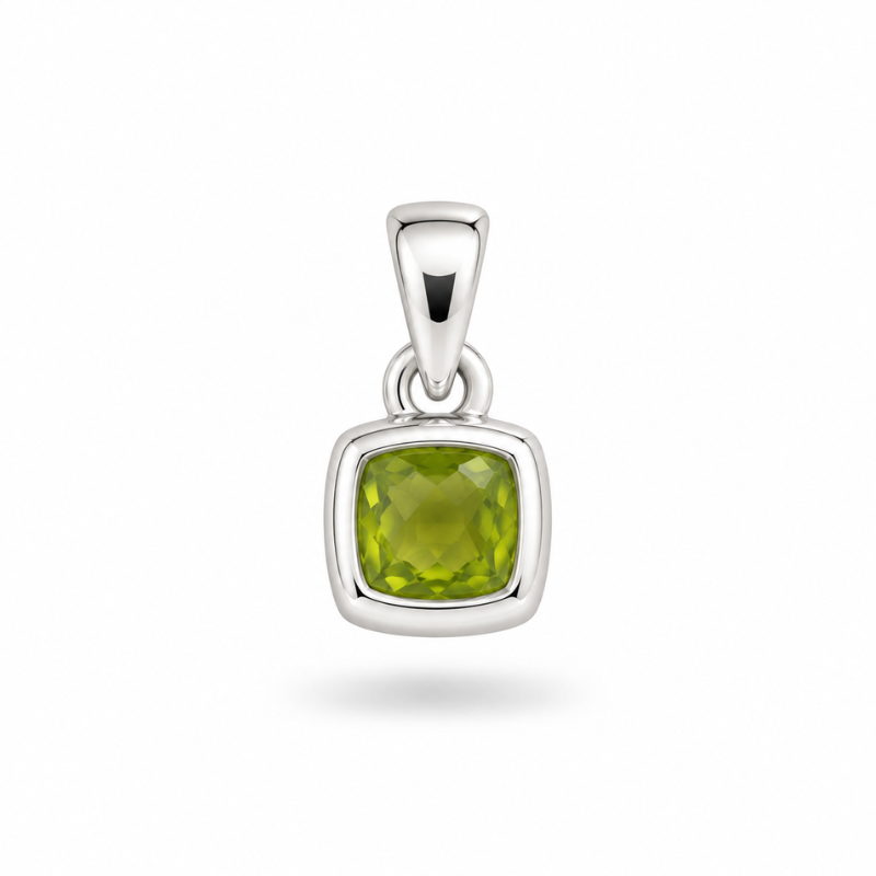Collar de Peridoto Facetado
