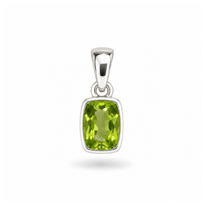 Collar de Peridoto Facetado