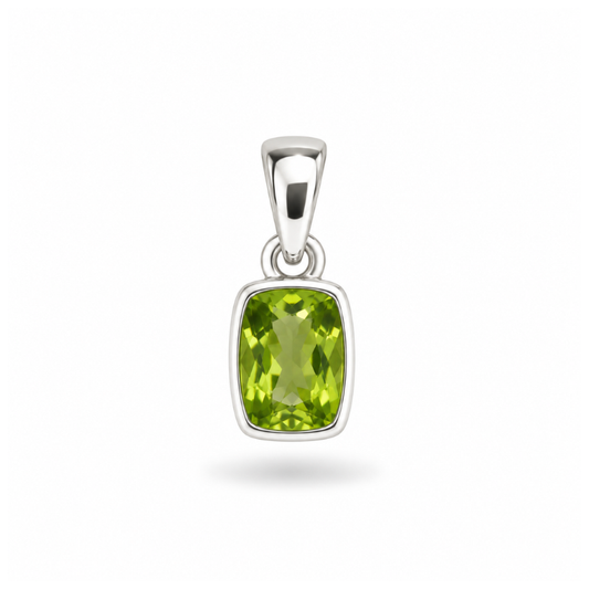 Collar de Peridoto Facetado