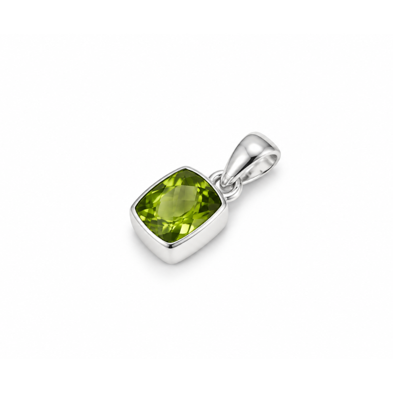 Collar de Peridoto Facetado