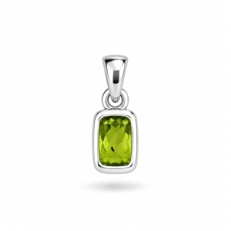 Collar de Peridoto Facetado