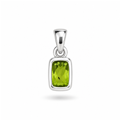 Collar de Peridoto Facetado
