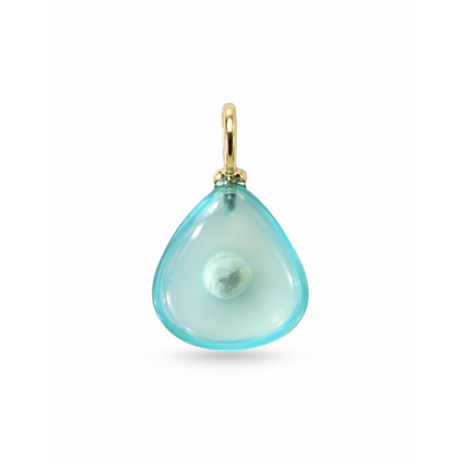 Dije de Aqua Calcedonia con Granate