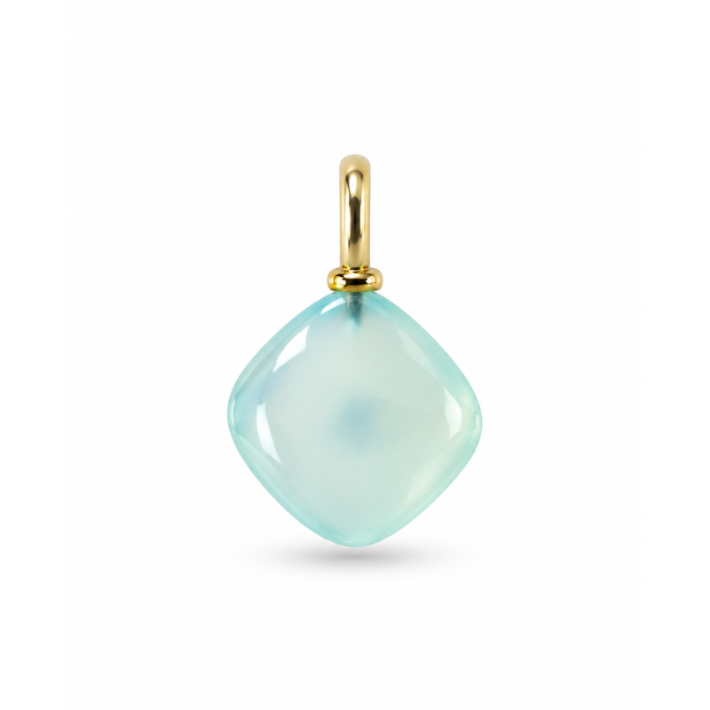 Dije de Aqua Calcedonia con Amatista