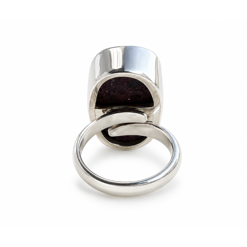 Anillo de Cavansita en Bruto de la India | Pieza de Colección