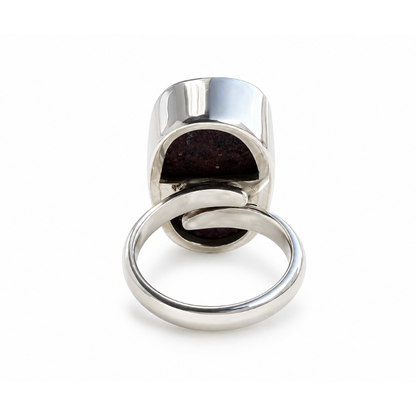 Anillo de Cavansita en Bruto de la India | Pieza de Colección