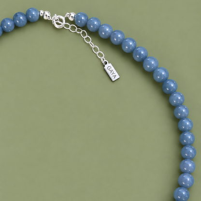 Choker de Jade Azul de Guatemala