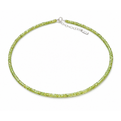 Choker de Peridoto Natural en Plata 925
