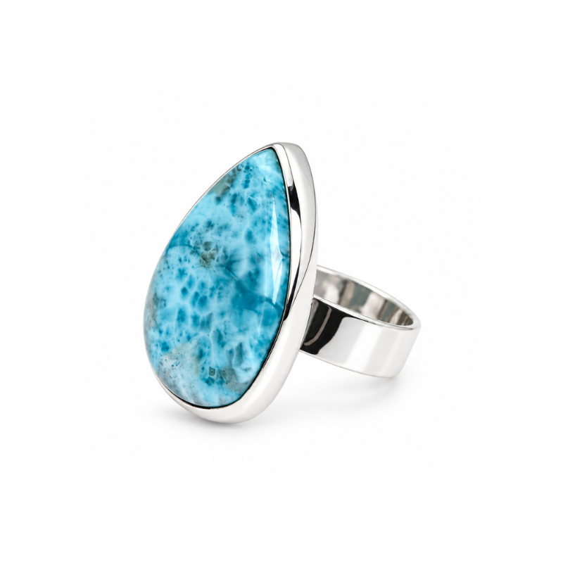 Anillo de Larimar