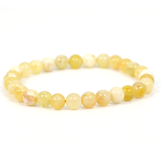 Pulsera Piedra Natural Ópalo Amarillo