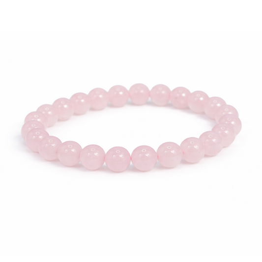 Pulsera de Cuarzo Rosa