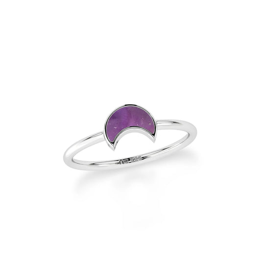 Anillo Luna Amatista