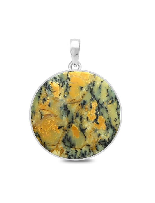 Collar Agata Dendrita Circular