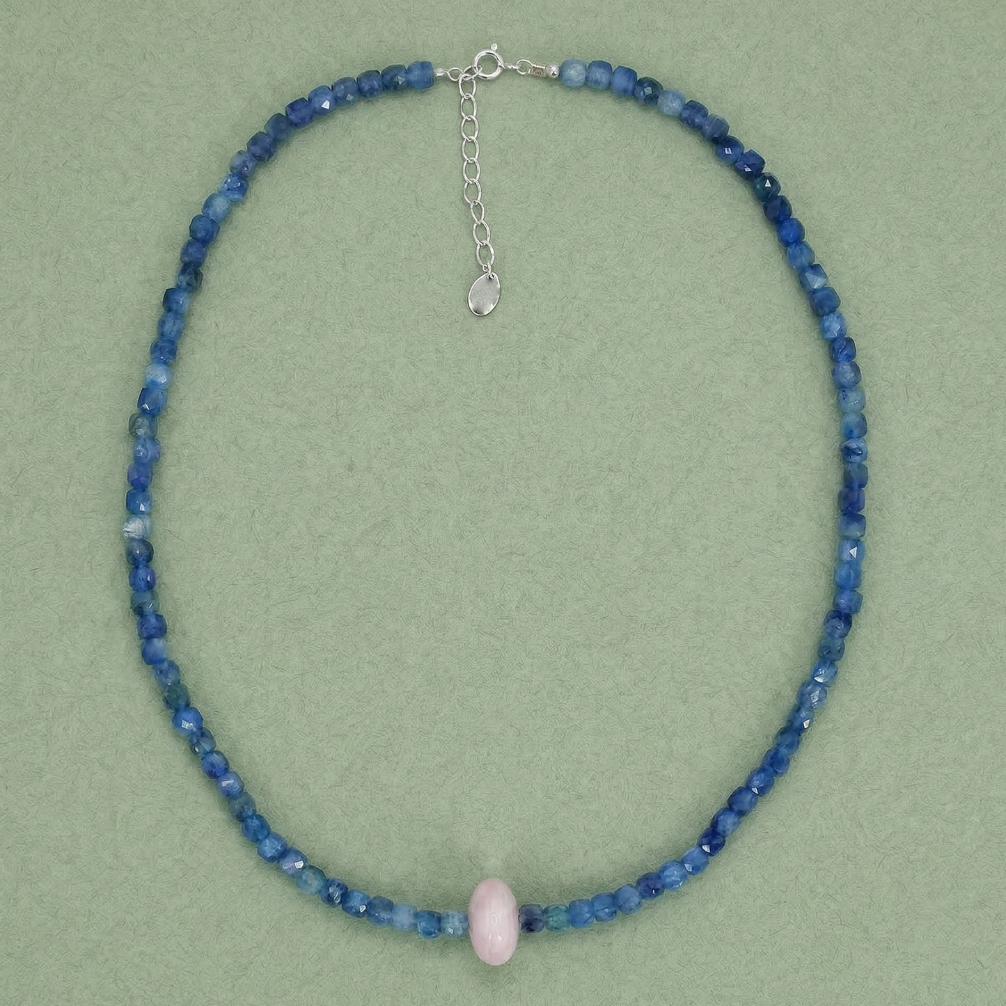 Choker de Kianita y Kunzita