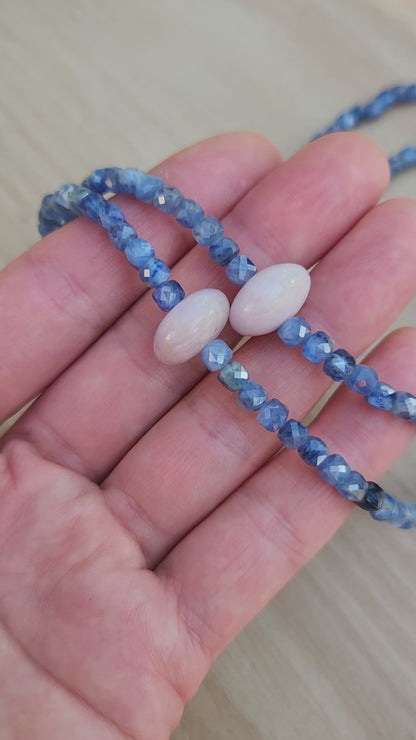 Choker de Kianita y Kunzita
