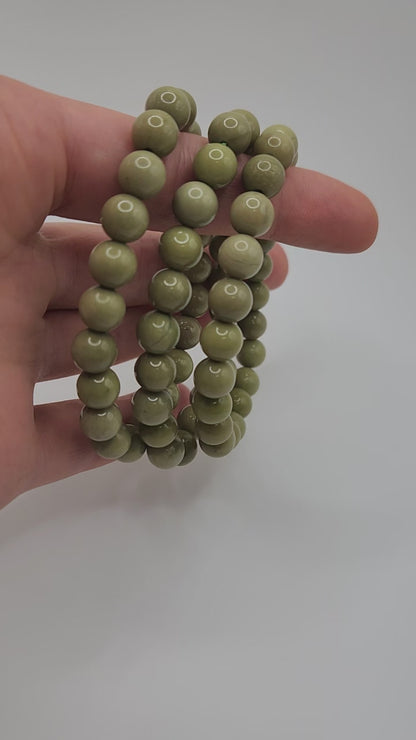Pulsera de Jaspe Salvia