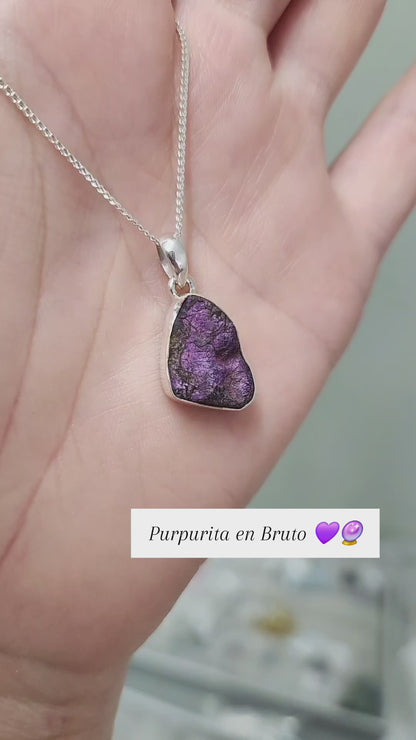 Collar de Purpurita en Bruto