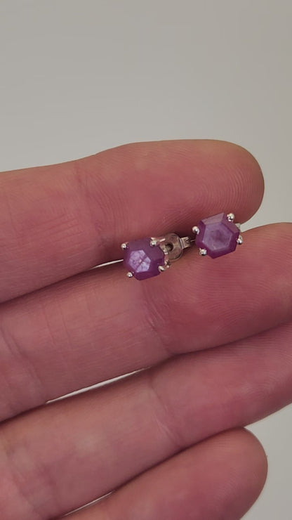 Aretes Estalactita de Rubí Natural