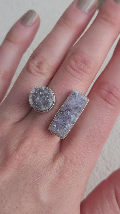 Anillo de Amatista Brasileña en Bruto