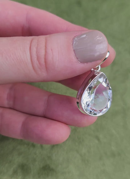 Collar Cuarzo Cristal Facetado