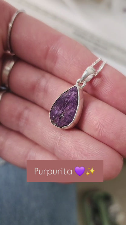 Collar de Purpurita en Bruto