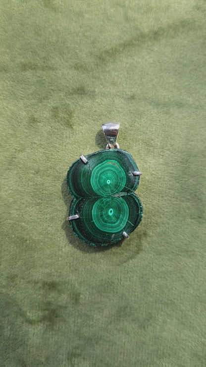 Collar Estalactita de Malaquita del Congo