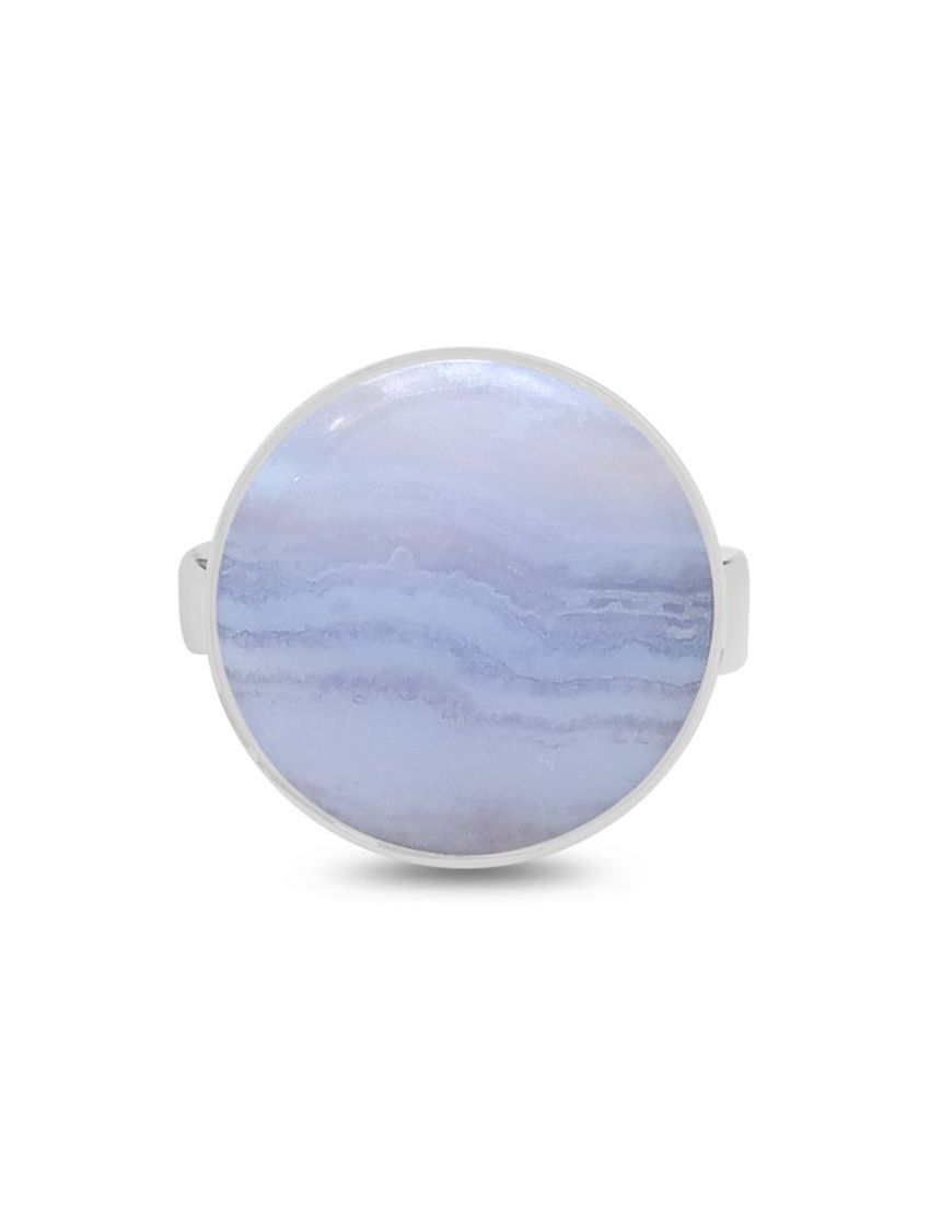 Anillo Agata Blue Lace Circular