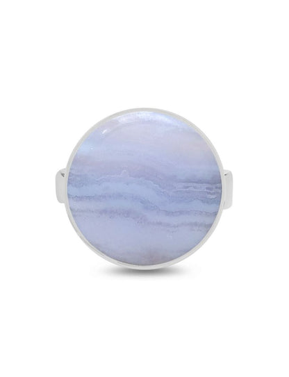 Anillo Agata Blue Lace Circular
