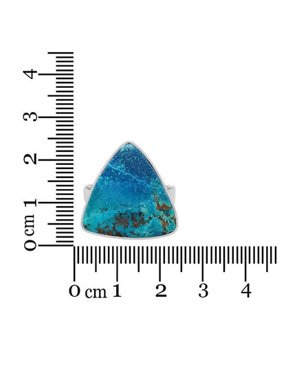 Anillo Shattuckita Triangular