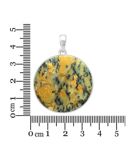 Collar Agata Dendrita Circular